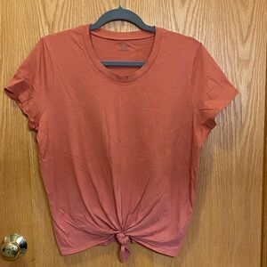 Women's Knot-Front Top • Rust Color